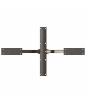 Picior masă de cafea, formă de păianjen, negru, 98x58x(42-43) cm, oțel - WOODBB3370