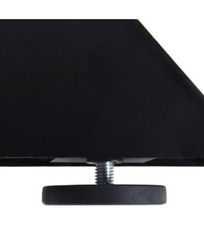 Picior masă de sufragerie în formă de păianjen, negru, 120x68x(72-73) cm, oțel - WOODBB3371