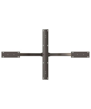 Picior masă de sufragerie în formă de păianjen, negru, 120x68x(72-73) cm, oțel - WOODBB3374