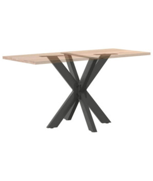 Picior masă de sufragerie, formă de păianjen, antracit, 85x85x(72-73) cm, oțel - WOODBB3381