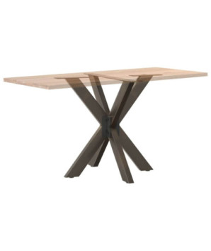 Picior masă de sufragerie, formă de păianjen, negru, 85x85x(72-73) cm, oțel - WOODBB3382