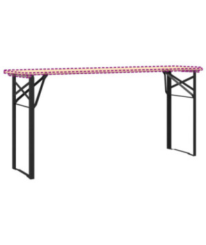 Picior de masă pentru bere 2 pcs Negru 39 x 3 x 75 cm - WOODBB3383