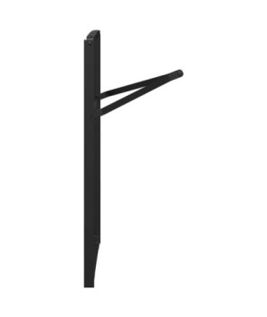 Picior de masă pentru bere 2 pcs Negru 39 x 3 x 75 cm - WOODBB3383