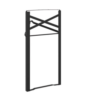Picior de masă pentru bere 2 pcs Negru 39 x 3 x 75 cm - WOODBB3383