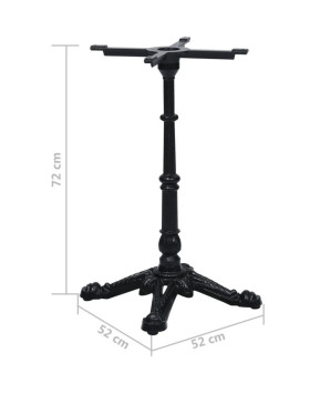Masă pătrată cu aspect rustic industrial, din lemn masiv reciclat, 70x70x73,5 cm