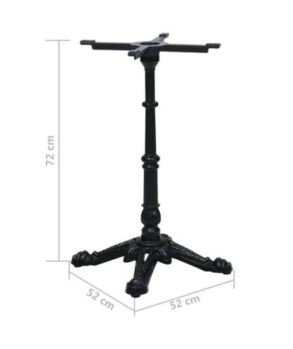 Masă pătrată cu aspect rustic industrial, din lemn masiv reciclat, 70x70x73,5 cm