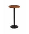 Masă rotundă cu aspect industrial, din lemn masiv reciclat, Ø40x3,8 cm Masă rotundă cu aspect industrial, din lemn masiv reciclat, Ø40x3,8 cm