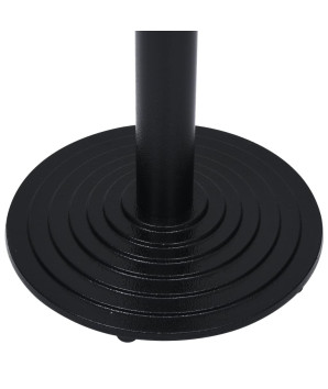 Masă rotundă cu aspect industrial, din lemn masiv reciclat, Ø40x3,8 cm