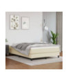 Saltea cu arcuri buzunar, fermitate medie, crem, 140x200x20 cm, piele ecologică - WOODBB3398 Saltea cu arcuri buzunar, fermitate medie, crem, 140x200x20 cm, piele ecologică - WOODBB3398