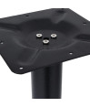 Masă rotundă cu aspect industrial, din lemn masiv reciclat, Ø60x3,8 cm Masă rotundă cu aspect industrial, din lemn masiv reciclat, Ø60x3,8 cm