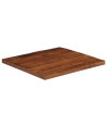 Masă pătrată cu aspect industrial, din lemn masiv reciclat, 70x70 cm Masă pătrată cu aspect industrial, din lemn masiv reciclat, 70x70 cm