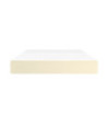 Saltea cu arcuri buzunar, fermitate medie, crem, 120x200x20 cm, piele ecologică - WOODBB3409