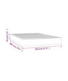 Saltea cu arcuri buzunar, fermitate medie, crem, 120x200x20 cm, piele ecologică - WOODBB3409