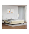 Saltea cu arcuri buzunar, fermitate medie, crem, 160x200x20 cm, piele ecologică - WOODBB3417 Saltea cu arcuri buzunar, fermitate medie, crem, 160x200x20 cm, piele ecologică - WOODBB3417