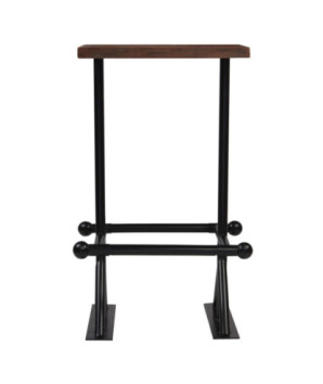 Set mobilier de bar, 3 piese, lemn reciclat, cu aspect retro - WOODBB368