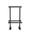 Set mobilier de bar, 3 piese, lemn reciclat, cu aspect retro - WOODBB368 Set mobilier de bar, 3 piese, lemn reciclat, cu aspect retro - WOODBB368
