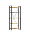 Bibliotecă cu aspect industrial, din lemn masiv reciclat, cu 5 rafturi, 90 x 30 x 180 cm, handmade Bibliotecă cu aspect industrial, din lemn masiv reciclat, cu 5 rafturi, 90 x 30 x 180 cm, handmade