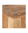 Masă consolă 90,5x30x75cm lemn masiv de acacia și lemn reciclat, cu aspect rustic - WOODBB54