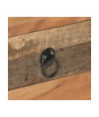 Masă consolă 90,5x30x75cm lemn masiv de acacia și lemn reciclat, cu aspect rustic - WOODBB54