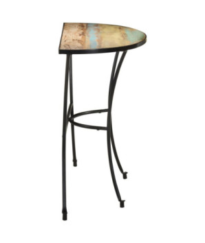 Masă laterală, 110x40x77 cm, lemn reciclat - WOODBB391
