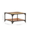 Măsuță cafea aspect industrial, din lemn masiv reciclat, pătrată, 60 x 60 x 35 cm Măsuță cafea aspect industrial, din lemn masiv reciclat, pătrată, 60 x 60 x 35 cm