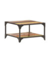 Măsuță cafea aspect industrial, din lemn masiv reciclat, pătrată, 60 x 60 x 35 cm Măsuță cafea aspect industrial, din lemn masiv reciclat, pătrată, 60 x 60 x 35 cm