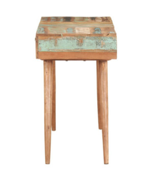 Masă de toaletă cu oglindă, 112x45x76 cm, lemn reciclat - WOODBB394