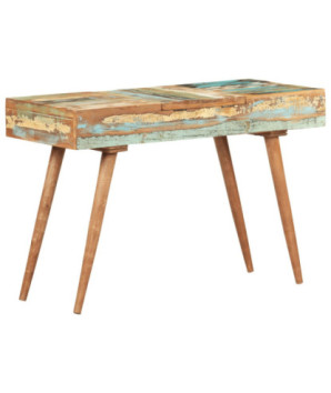 Masă de toaletă cu oglindă, 112x45x76 cm, lemn reciclat - WOODBB394