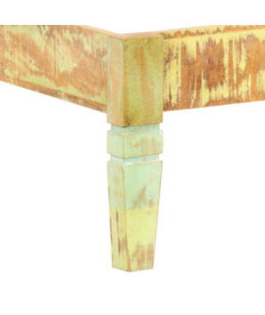 Cadru de pat, 180 x 200 cm, lemn reciclat, cu aspect vintage - WOODBB403