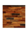 Masă bar cu 2 scaune cu spătar vintage, din lemn masiv reciclat, pătrată, 70 x 70 x 106 cm Masă bar cu 2 scaune cu spătar vintage, din lemn masiv reciclat, pătrată, 70 x 70 x 106 cm