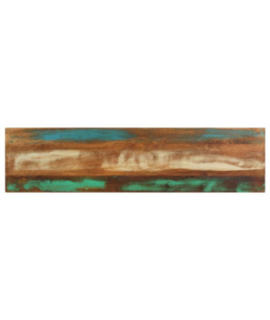 Masă consolă, 120x30x75 cm, lemn reciclat, cu aspect industrial - WOODBB411
