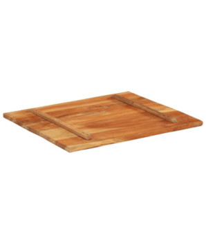 Blat masă rustic din lemn masiv reciclat, dreptunghiulară, 80 x 70 cm