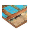 Blat masă rustic din lemn masiv reciclat, dreptunghiulară, 90 x 60 cm