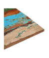 Blat masă rustic din lemn masiv reciclat, dreptunghiulară, 90 x 60 cm
