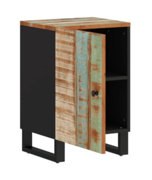 Dulap de baie, 38x33x458 cm, lemn reciclat - WOODBB419