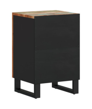 Dulap de baie, 38x33x458 cm, lemn reciclat - WOODBB419