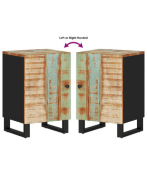 Dulap de baie, 38x33x458 cm, lemn reciclat - WOODBB419