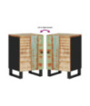 Dulap de baie, 38x33x458 cm, lemn reciclat - WOODBB419 Dulap de baie, 38x33x458 cm, lemn reciclat - WOODBB419