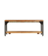 Măsuță de cafea cu raft, 100 x 60 x 35 cm, lemn reciclat, cu aspect vintage - WOODBB422 Măsuță de cafea cu raft, 100 x 60 x 35 cm, lemn reciclat, cu aspect vintage - WOODBB422