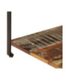 Măsuță de cafea cu raft, 100 x 60 x 35 cm, lemn reciclat, cu aspect vintage - WOODBB422 Măsuță de cafea cu raft, 100 x 60 x 35 cm, lemn reciclat, cu aspect vintage - WOODBB422