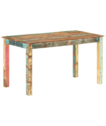 Masă de bucătărie, 140 x 70 x 76 cm, lemn reciclat - WOODBB425