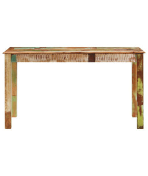 Masă de bucătărie, 140 x 70 x 76 cm, lemn reciclat - WOODBB425
