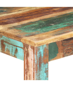 Masă de bucătărie, 140 x 70 x 76 cm, lemn reciclat - WOODBB425