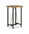 Mobilier bar 3 piese lemn reciclat, piele naturală, pânză, cu aspect industrial - WOODBB436 Mobilier bar 3 piese lemn reciclat, piele naturală, pânză, cu aspect industrial - WOODBB436