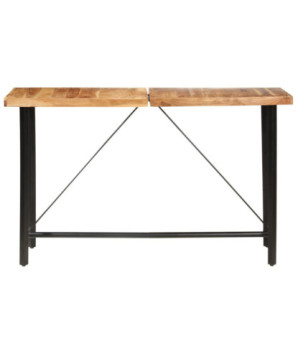 Set de bar, 9 piese, lemn masiv de acacia și lemn reciclat, cu aspect industrial - WOODBB438