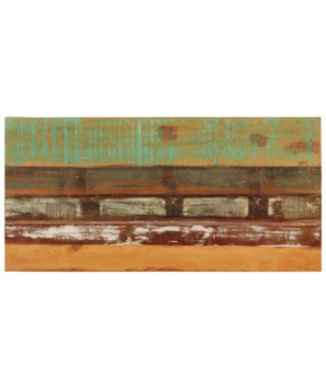 Masă rustică, din lemn masiv reciclat, dreptunghiulară, 112x55x108 cm, handmade