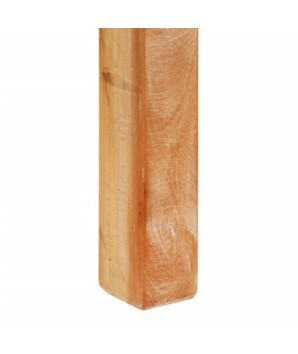 Masă rustică, din lemn masiv reciclat, dreptunghiulară, 112x55x108 cm, handmade