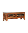 Comodă TV, 120 x 30 x 40 cm, lemn reciclat, cu aspect retro - WOODBB447 Comodă TV, 120 x 30 x 40 cm, lemn reciclat, cu aspect retro - WOODBB447