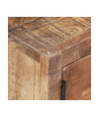 Comodă TV cu picioare, aspect industrial, din lemn masiv reciclat, 120 x 30 x 40 cm, handmade
