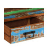 Comodă TV, 120x30x45 cm, lemn reciclat, cu aspect antichizat - WOODBB454 Comodă TV, 120x30x45 cm, lemn reciclat, cu aspect antichizat - WOODBB454